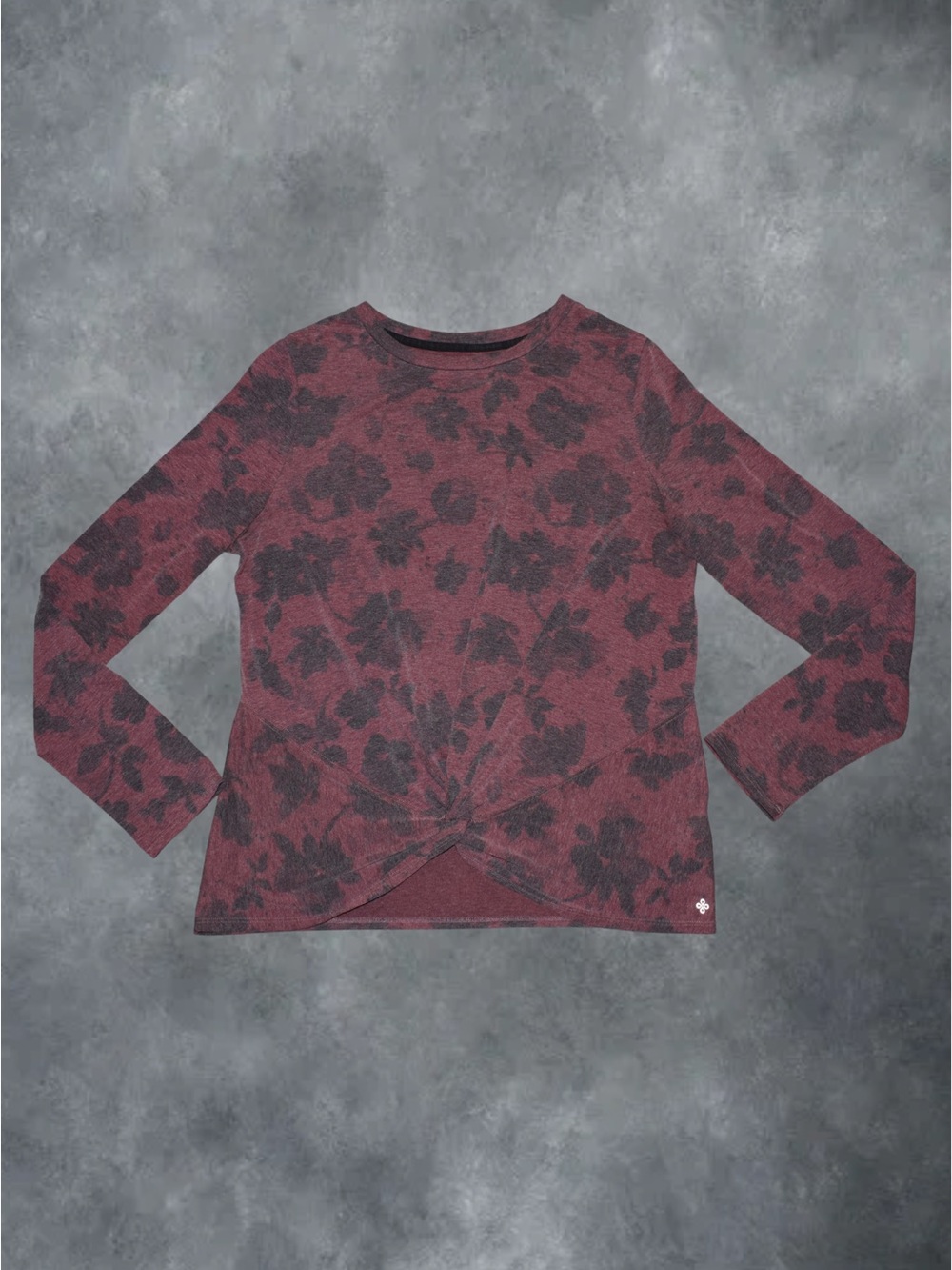 Shambhala Floral Twist Front Long Sleeve L